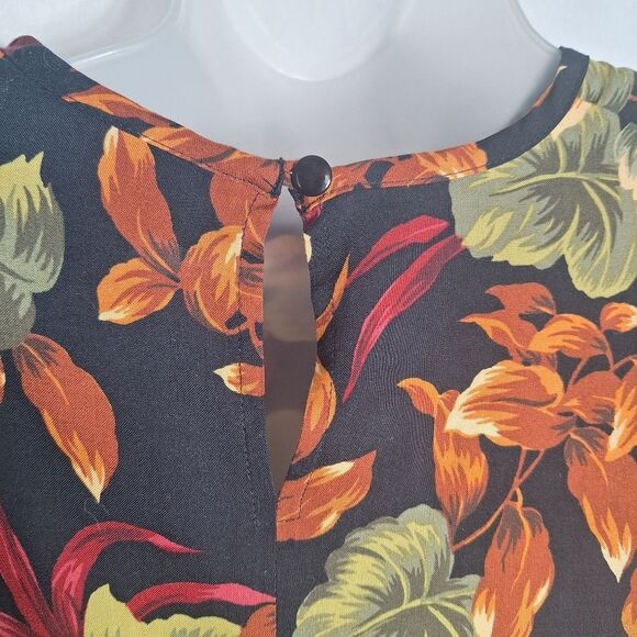 Vintage Sag Harbor Womens Floral Maxi Dress Set 90's Small Top Medium Skirt - Picture 4 of 11